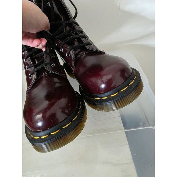 Dr. Martens Vegan 1460 Lace Up Boots Lady 6 - Picture 9 of 12